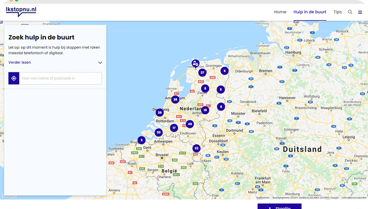 IkStopNu · Trimbos screenshot