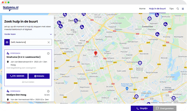 IkStopNu · Trimbos screenshot