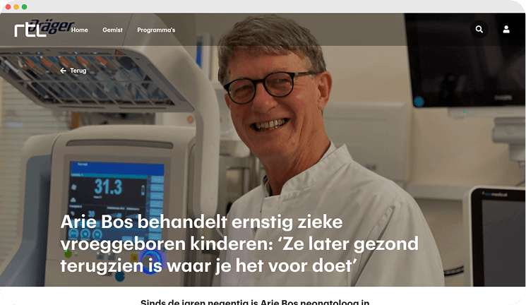 RTL · Project Glimlach screenshot