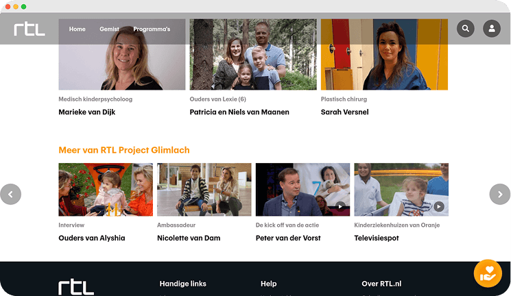 RTL · Project Glimlach screenshot